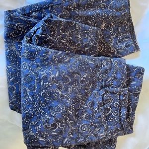 Counterparts purple paisley ankle pants